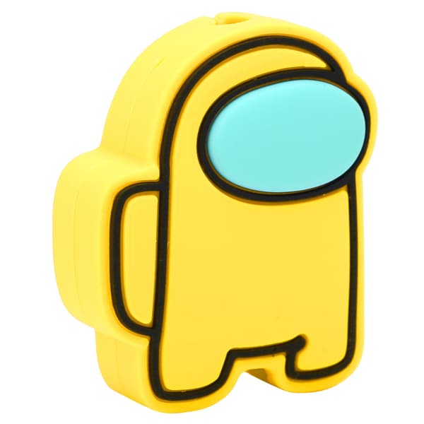 Data Cable Protector Cute Cartoon USB Charging Cable Protective Sleeve for Smartphone Yellow