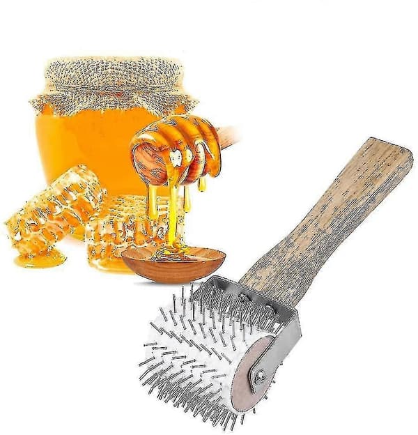 Honey Uncapping Roller Beekeeping Honeycomb Extracting Needle Roller Tool