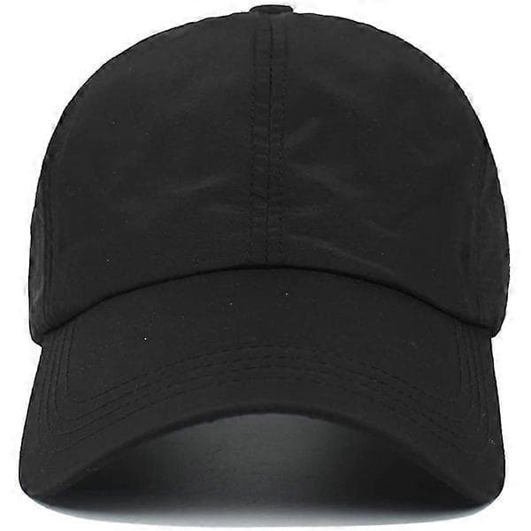 Women's Criss Cross Ponytail Cap Adjustable High Mesh