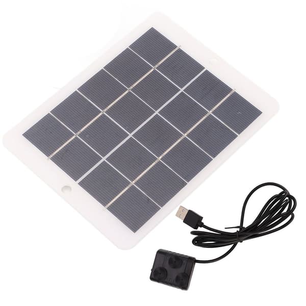 3W 5V Solcellevannpumpe Solfontene Utendørslandskap DC KLB