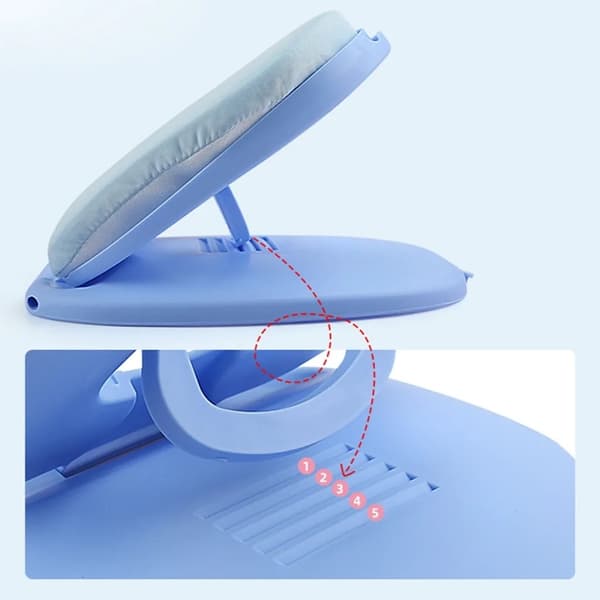 Nap Pillow, Neck Pillow, Foldable Desk Sleeping Pillow, Memory Foam Pillow, Neck Support for Students Adults Napping, Blue