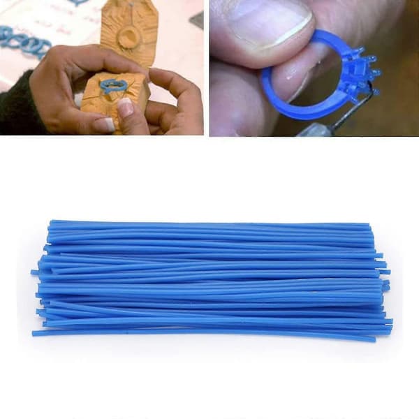 Casting Wax Thread Set Dental Jewelry Mold Wax Casting 2.5mm Blue Color For Jewelry Pattern Making Craft Project