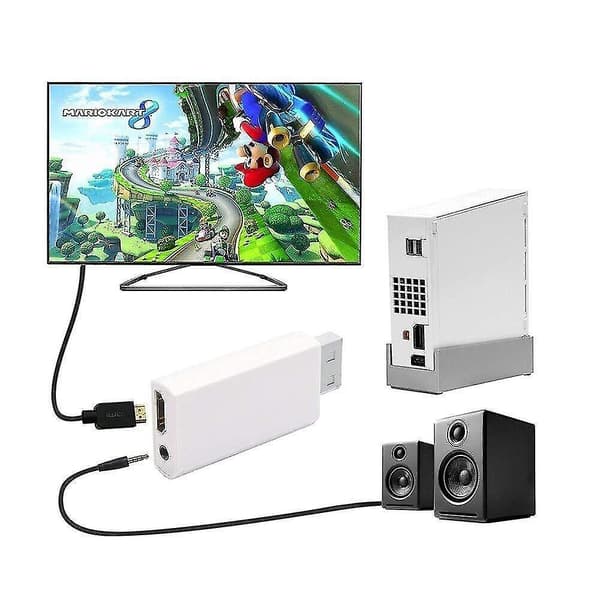 Wii to HDMI Converter Adapter with 1.5m High-Speed Conversion Cable