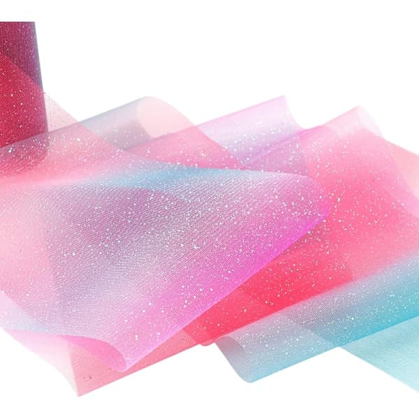 Rainbow Glitter Tulle, Tutu Skirt, Tutu, Table Runner Ribbon