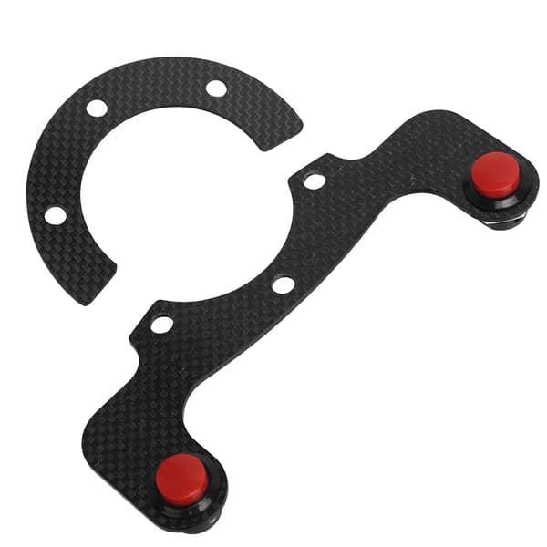 Carbon Fiber External Horn Button Kits for MOMO/OMP/Nardi/Sparco 6-Bolt Steering Wheel Double Button