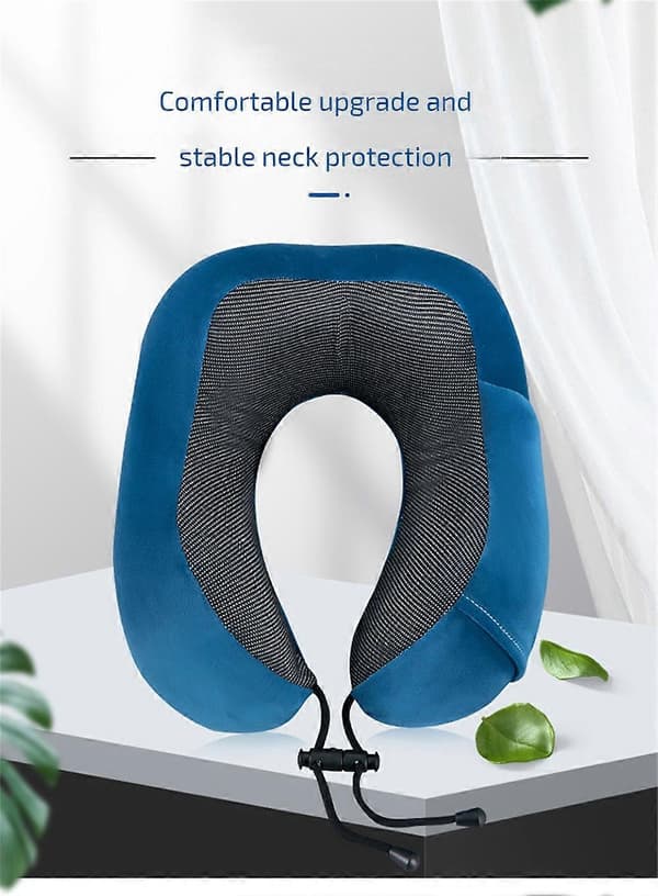 Memory Foam U-shaped Travel Pillow Neck Support Headrest Car Airplane Soft Pillow