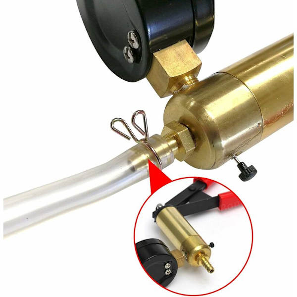 Brake Bleeding Kit, Handheld Vacuum Pump Tester with Adapters, Brake Fluid Bleeding Tool