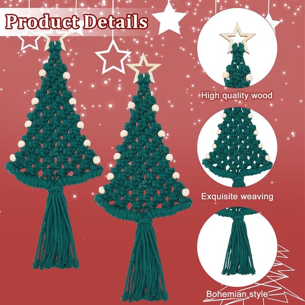 DIY Macrame Christmas Tree Kit Macrame Kit for Beginners Christmas