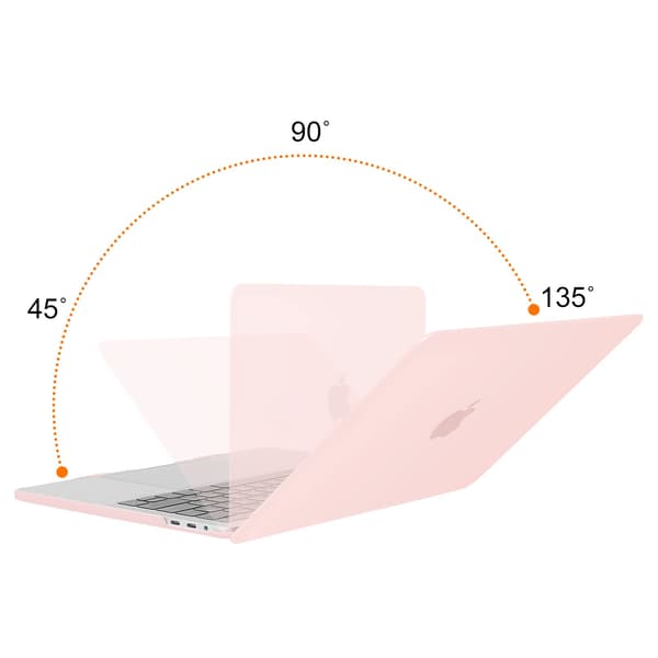 Etui til MacBook Pro 13 tommer A1706 A1708, Rosa