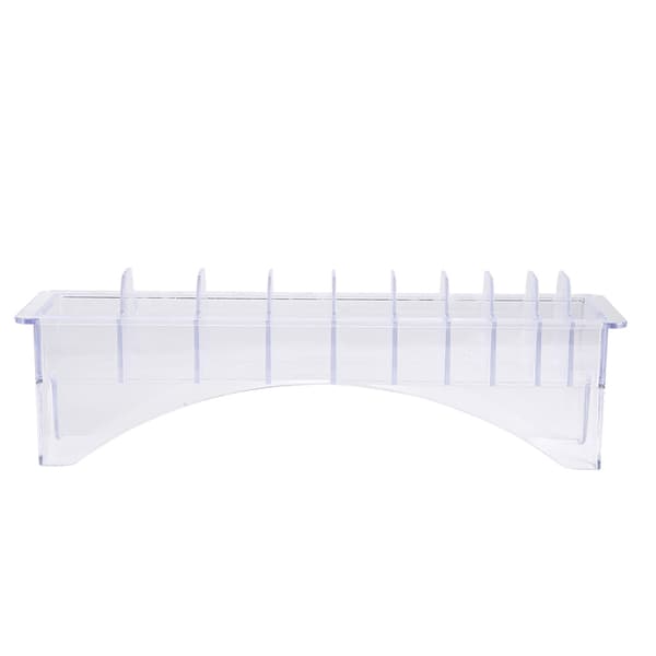 Storage Box for Guide Combs Hair Clipper Positioning Comb Organizer Case 10 Compartments