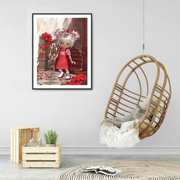 30*40cm 5D Full Diamond Broderikit, Diamantmålning Cartoon G