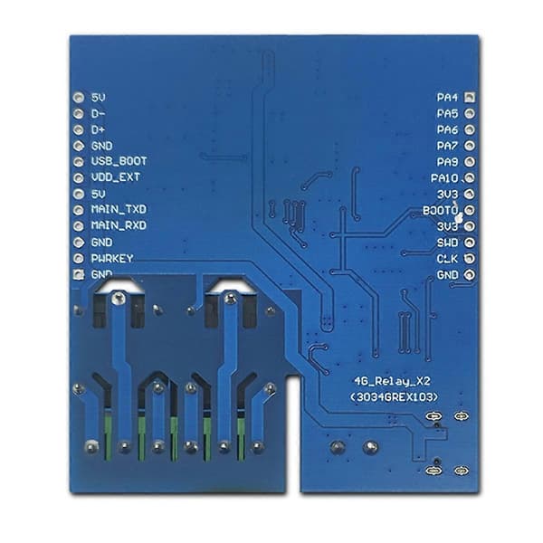 DC 5V STM32 4G Network-Connected Bidirectional Relay Development Board Built-in AIR780E Module I/O Port STM3