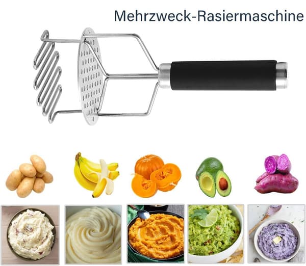 #Kartoffelpresser, grøntsagspresser i rustfrit stål#