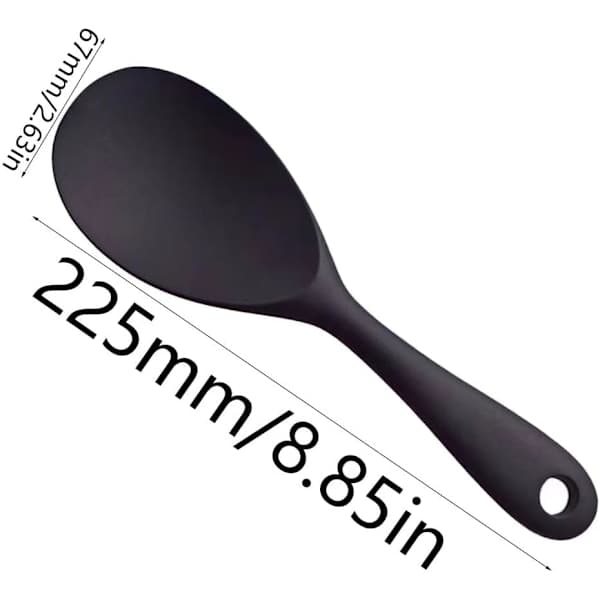 Rice Spoon, Silicone Spoon, Silicone Spoon, Non-Stick Rice Spoon, Kitchen Utensil, for Rice