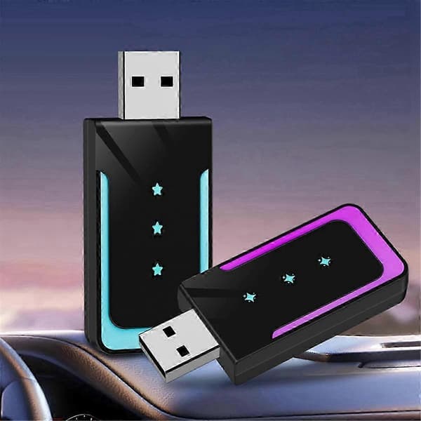 Carplay USB-versjon, trådløs Carplay kablet til trådløs bil Smart navigasjon Carplay-boks Blå