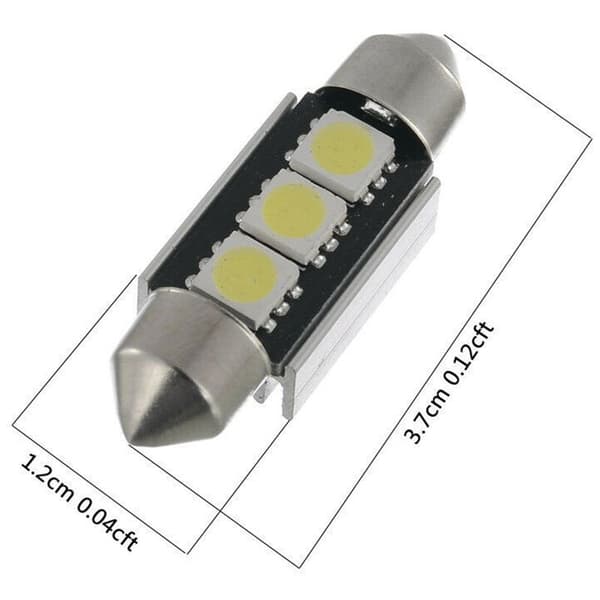 54 hvide LED-pærer til bil - E-Klasse W211 2002-2008