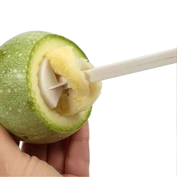 4-pack Vegetable Corer Spiral Cutter Digging Tool Corer for Stuffed Vegetables Home Kitchen Tool