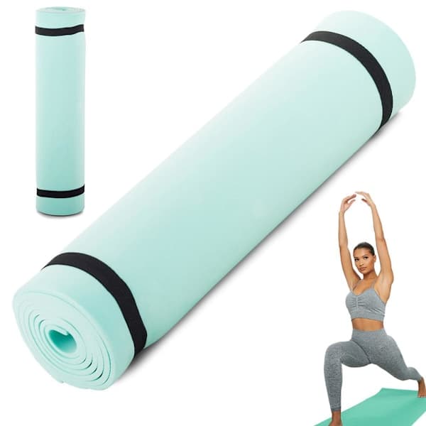 Yoga Mat / Exercise Mat / Sleeping Pad - 180 x 50 cm Green