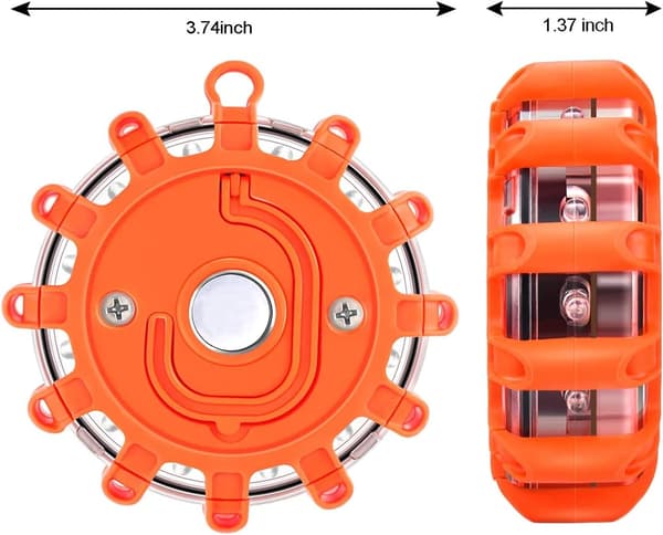 6-pack LED-vägfacklor Nödkit för bil lastbil skåpbil med magnetisk bas-FX-