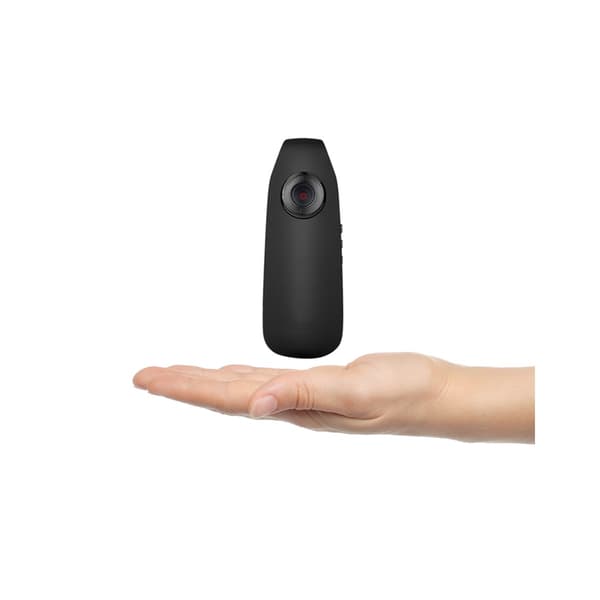 Bike Clip-On Camera Black - 1080P Loop Recording, Charging While Recording, 90° Angle, 3h Video Battery for Cycling and Vlogging