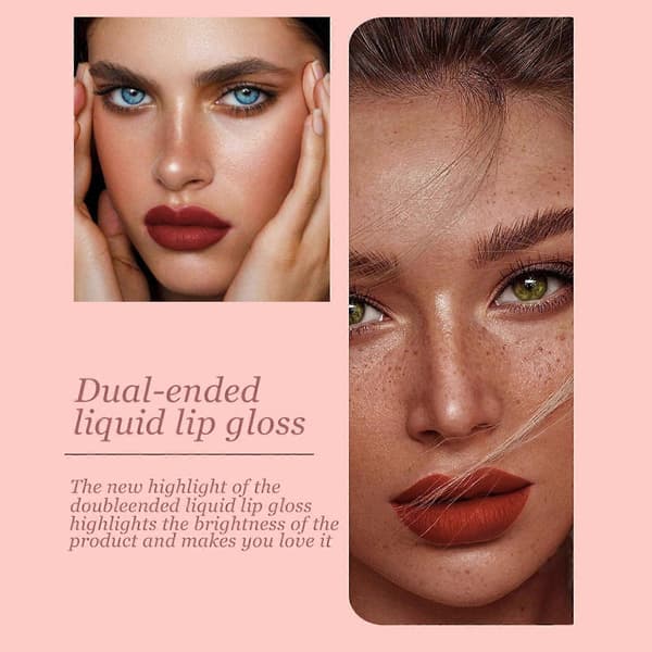 Glitter Liquid Lipstick, Diamond Glitter Metallic Lipstick Waterproof Long Lasting Highly Pigmented Liquid Lipstick B B