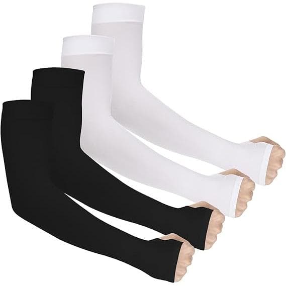Pair of Compression Sleeves with UV Protection and UPF 50 Sun Protection
