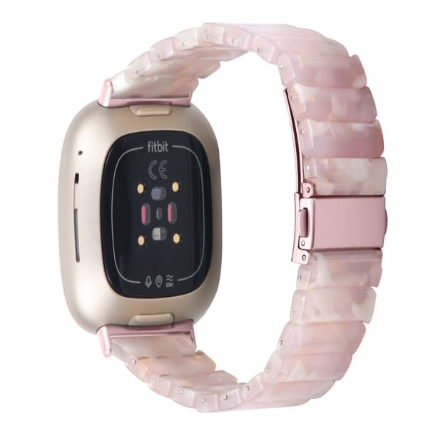 Harts Watch Strap Compatible with Fitbit Versa 3/4/Sense 2 - Stylish, Waterproof and Adjustable Pink Pink Pink