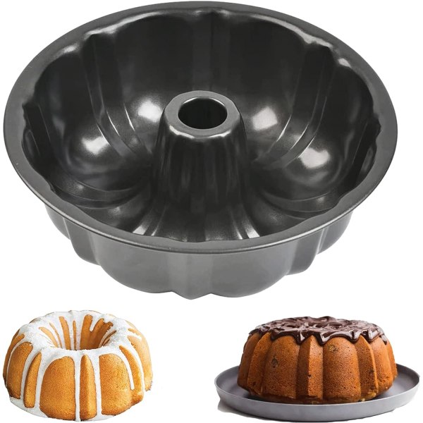 24cm Non-Stick Carbon Steel Round Cake Pan