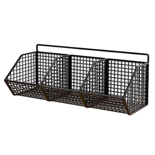 Kitchen Rack Wall Mounted Spice Rack for Spices, Vegetables and Fruits, Wall Drain Basket Punch-