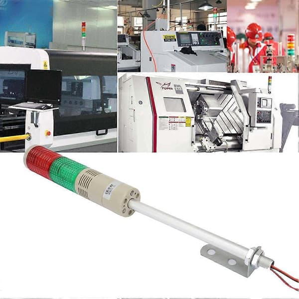 220VAC Machine Warning Light LED Indicator Warning Signal Constant Light