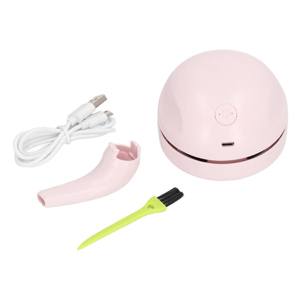 Portable Mini Handheld Desktop Vacuum Cleaner Pink USB Charging Office Keyboard Cleaner