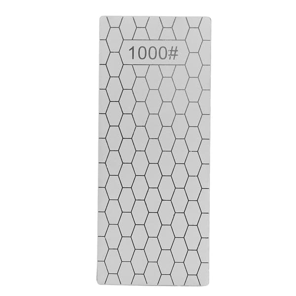 Diamond Sharpening Stone, Rectangular Sharpening Stone with Anti-slip, Various Thicknesses, Sharpening Stone 15.2cm*6.3cm (1000 Grit)