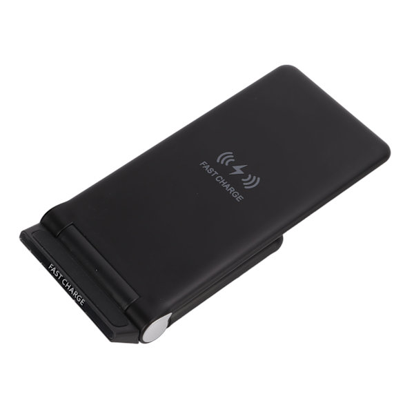 Wireless Charger Wireless Charging Black Foldable Wireless Horizontal Vertical Charging Stand
