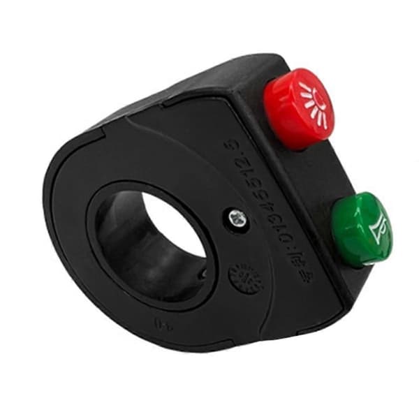 Electric Bicycle Switch Handlebar Headlight Horn Switch Throttle ON OFF Button 12V for Scooters E-bike Accessories