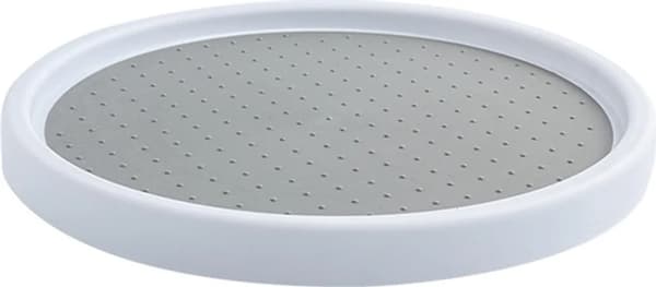 Rotating Plate Organizer Kitchen, 25 cm Rotating Plate Spice Rack, 360° Rotating Refrigerator Tray, Round Kitchen Shelf Rotating Plate
