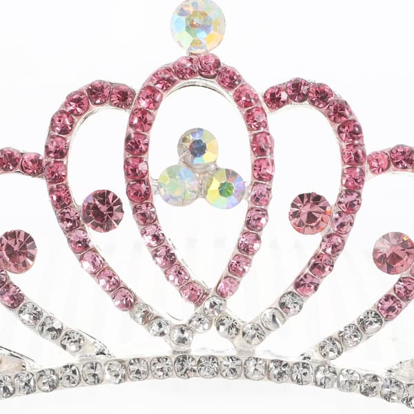 2 pientä prinsessakruunahiuskampaa strassikivillä lapsille