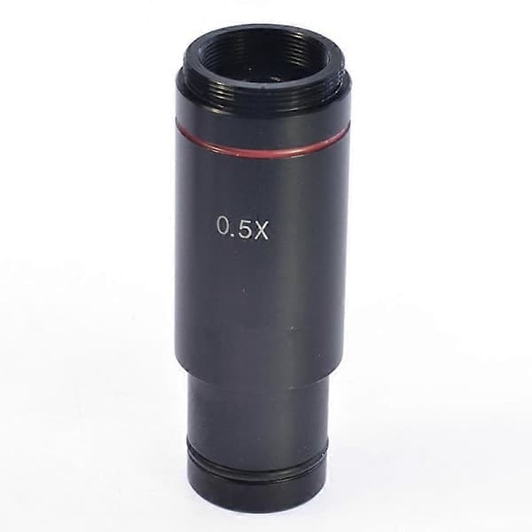 0.5X C-Mount Mikroskopadapter 23.2mm Elektronisk Okular Reduktionslins 0.5X Mikroskop Relä Lins