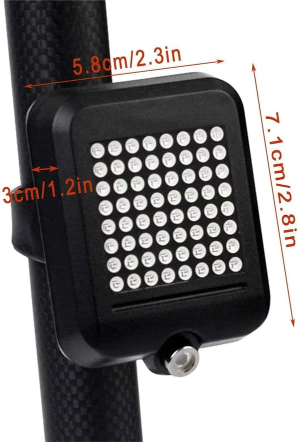 /#/USB-laddningsbart cykelbakljus, smarta cykelblinkers med 80/#/