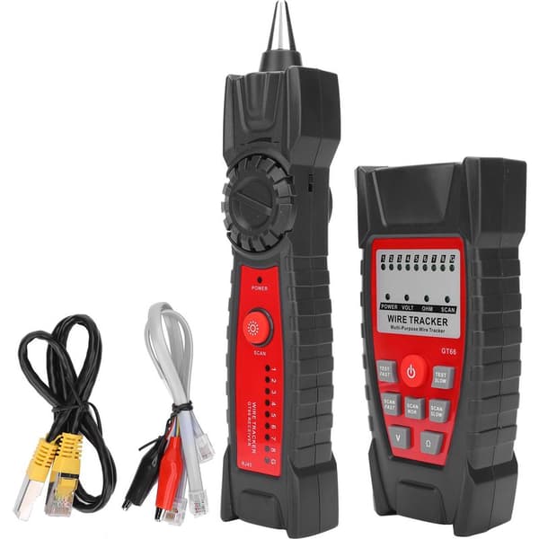 GT66 Multifunctional RJ11/RJ45 Tester Network Cable Detector Line Finder Detection Tool