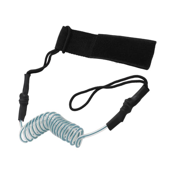 Kayak Paddle Safety Leash Durable Strength Adjustable Paddleboard Accessories for Anti Lost Transparent Blue