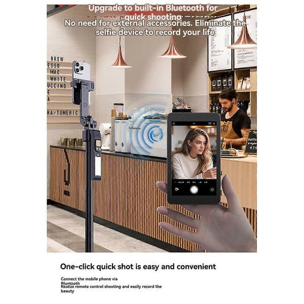 Magnetisk vlogg-selfieskärm för mobiltelefon