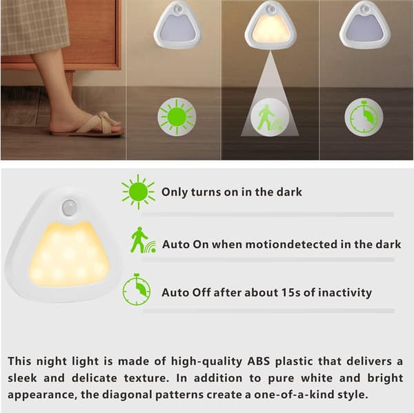 Motion Activated Lights Indoor, Battery Operated Under Cabinet Li DXGHC