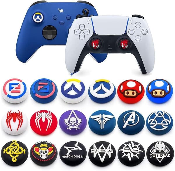Velegnet til PS5-controller joystick-beskyttelse PS5 silikone beskyttelseshætte PS5 joystick-beskyttelse joystick-beskyttelseshætte PS5-tilbehør (sæt med 2)