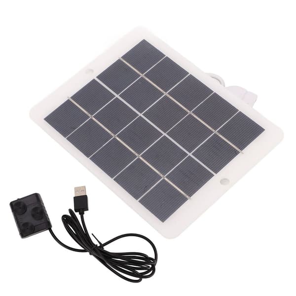 3W 5V Solcellevannpumpe Solfontene Utendørslandskap DC KLB