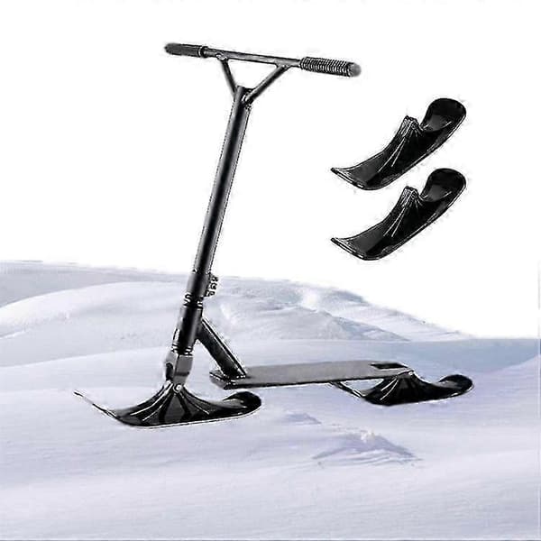 Foldable Sled Skateboard Outdoor Snow Scooter Sled Scooter Snow Ski Attachment