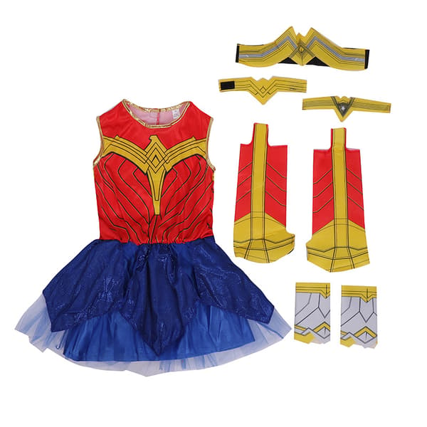 Wonder Woman original DC Comics flickdräkt (Storlek 5-7 år)