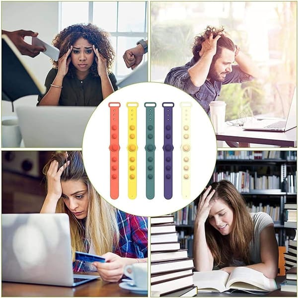 Mini Simple Dimple Sensorisk Fidget Legetøj Stressaflastning Armbånd Stressaflastning til Børn KLB