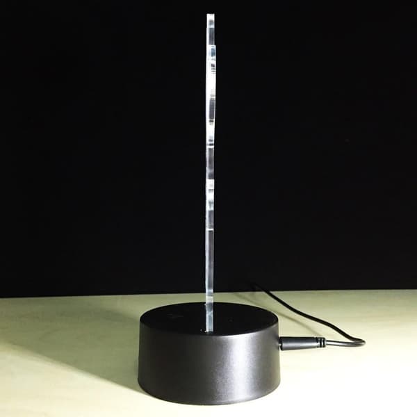 3D optinen illuusio LED-yövalaisin koriste