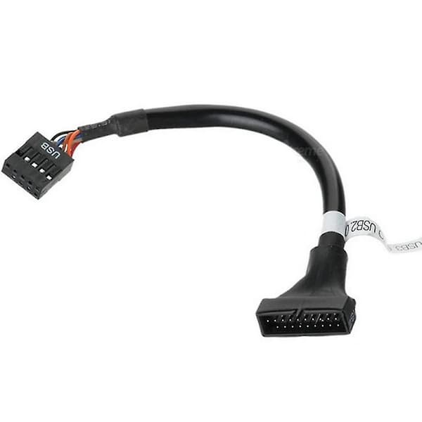 4 kpl emolevyn sovitinkaapeli, 19-nastainen USB3.0 - 9-nastainen USB2.0 naaras