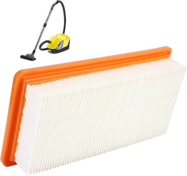 Plisseret Bælgfilter Støvsugerfilter Element Erstatning, Støvsugerfilter Erstatning til Karcher DS5500 DS5600 DS5800 DS6000
